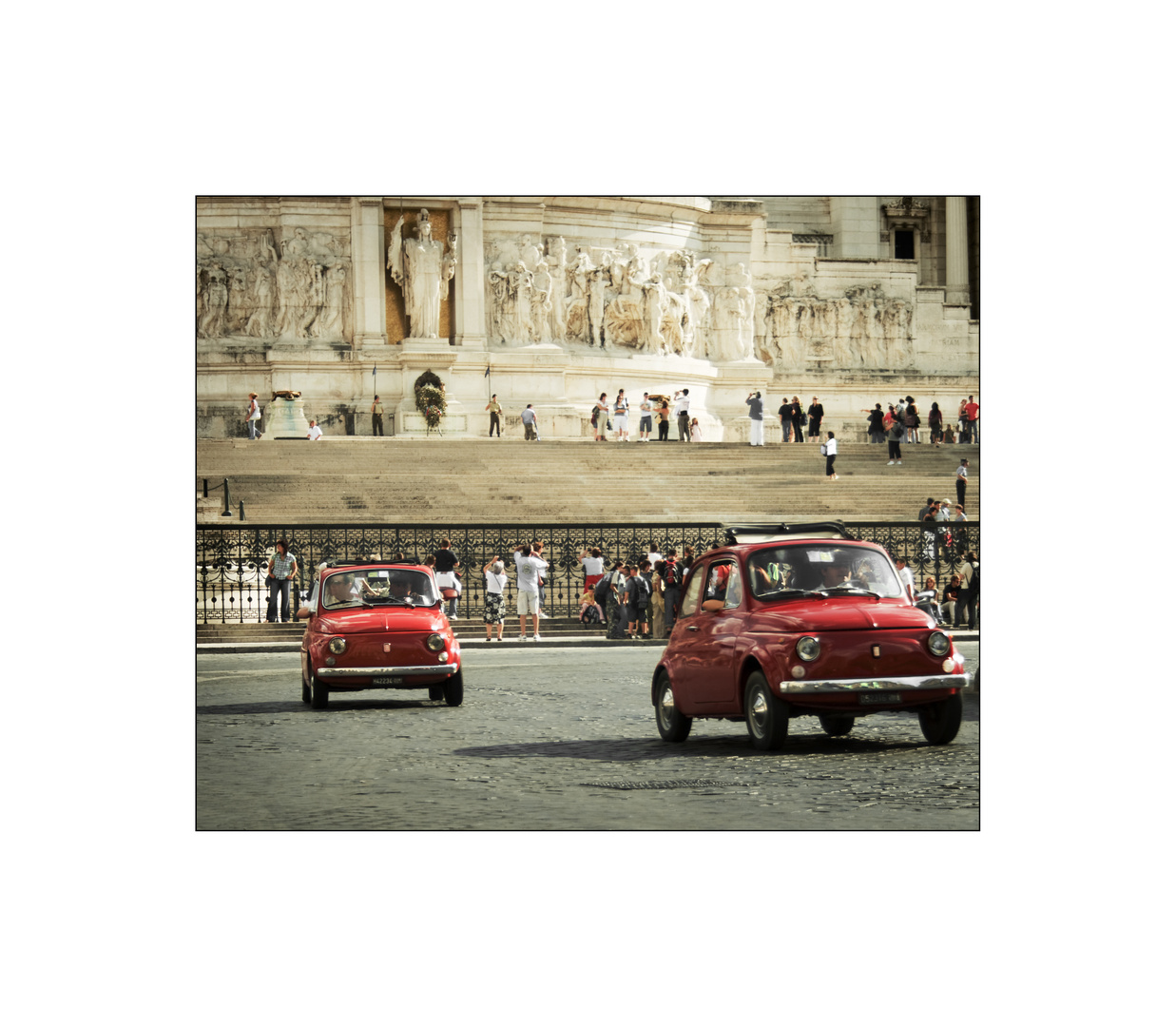 Fiat 500 in Rome