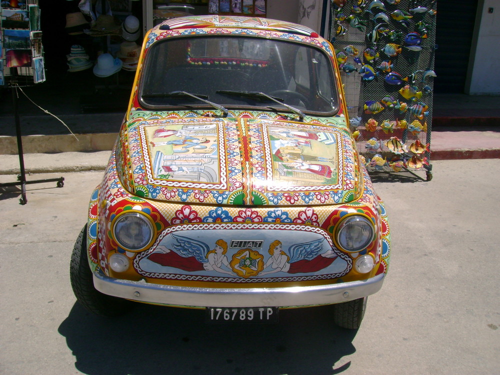 Fiat 500 in Selinunte