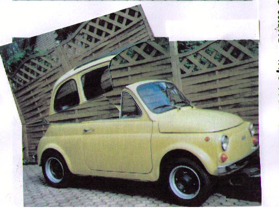 Fiat 500 Kopf ab