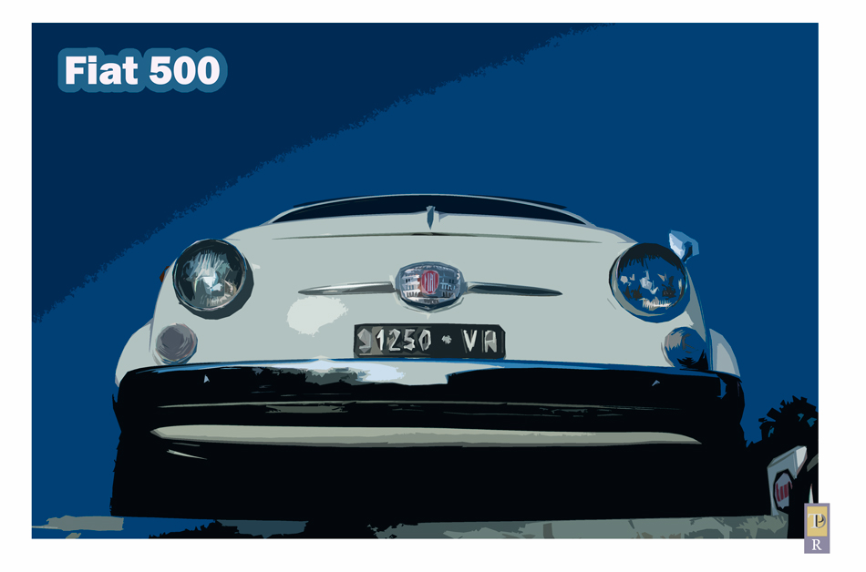 Fiat 500 Motorhaube