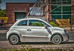 Fiat 500 weiß