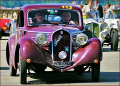 Fiat  rouge bordeaux des années 30....: balilla
