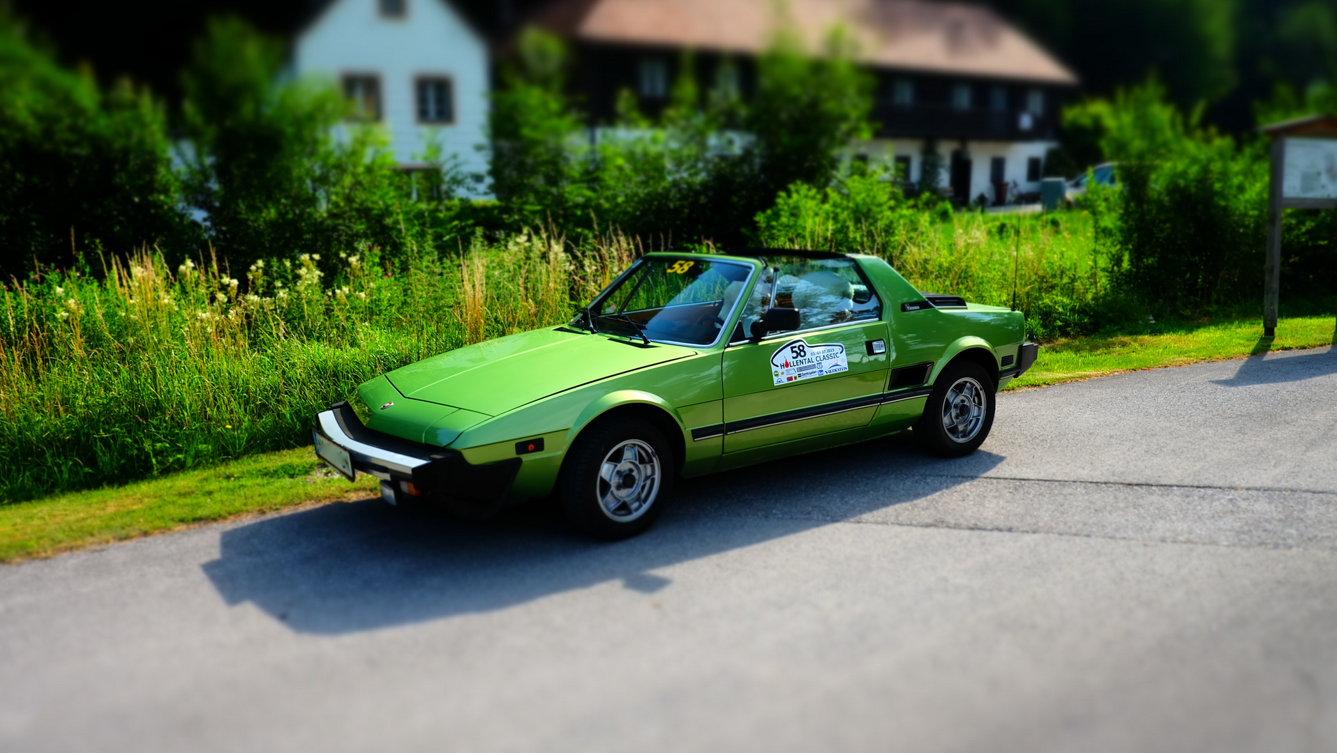 Fiat X1/9 Gut erhaltener Laubfrosch