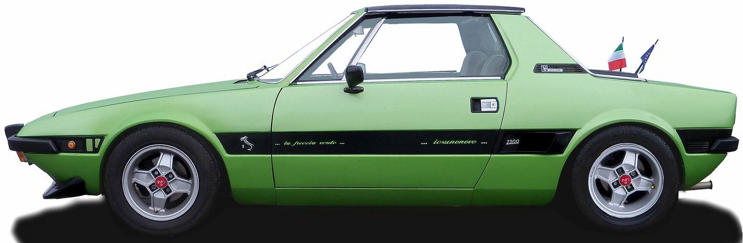 Fiat X1/9 Seitenaufnahme