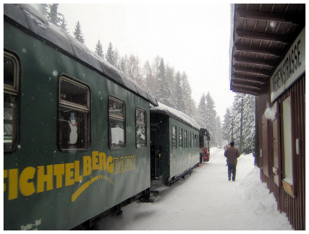 Fichtelberg Bimmel Bahn im Erzgebirge