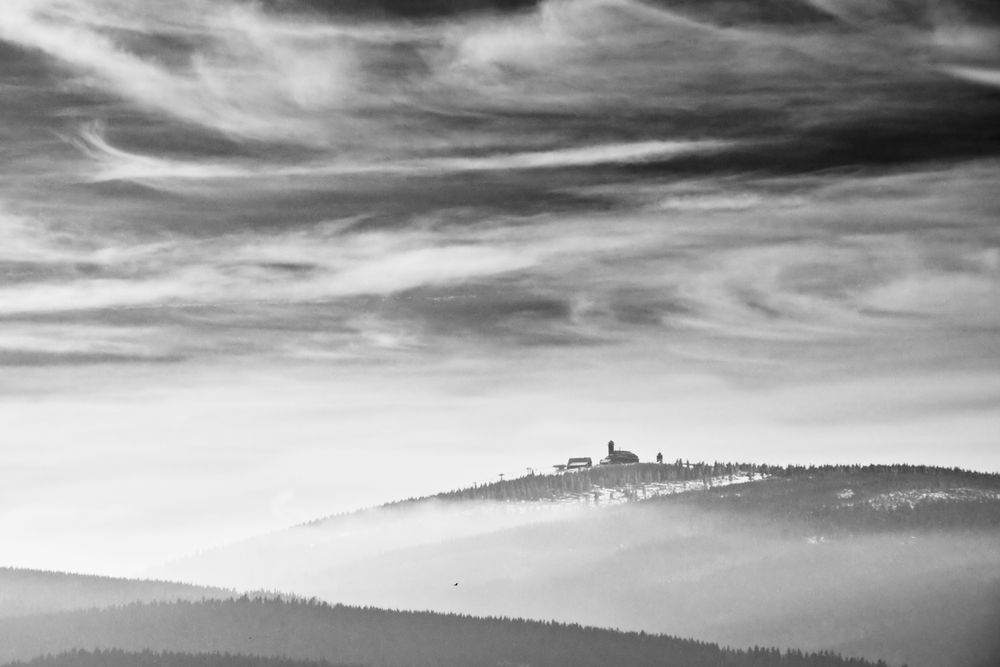 Fichtelberg im ersten Schnee