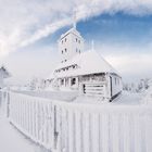 Fichtelberg Wetterwarte im Wintergewand