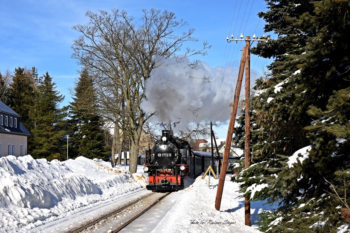 Fichtelbergbahn am 6.2.2019