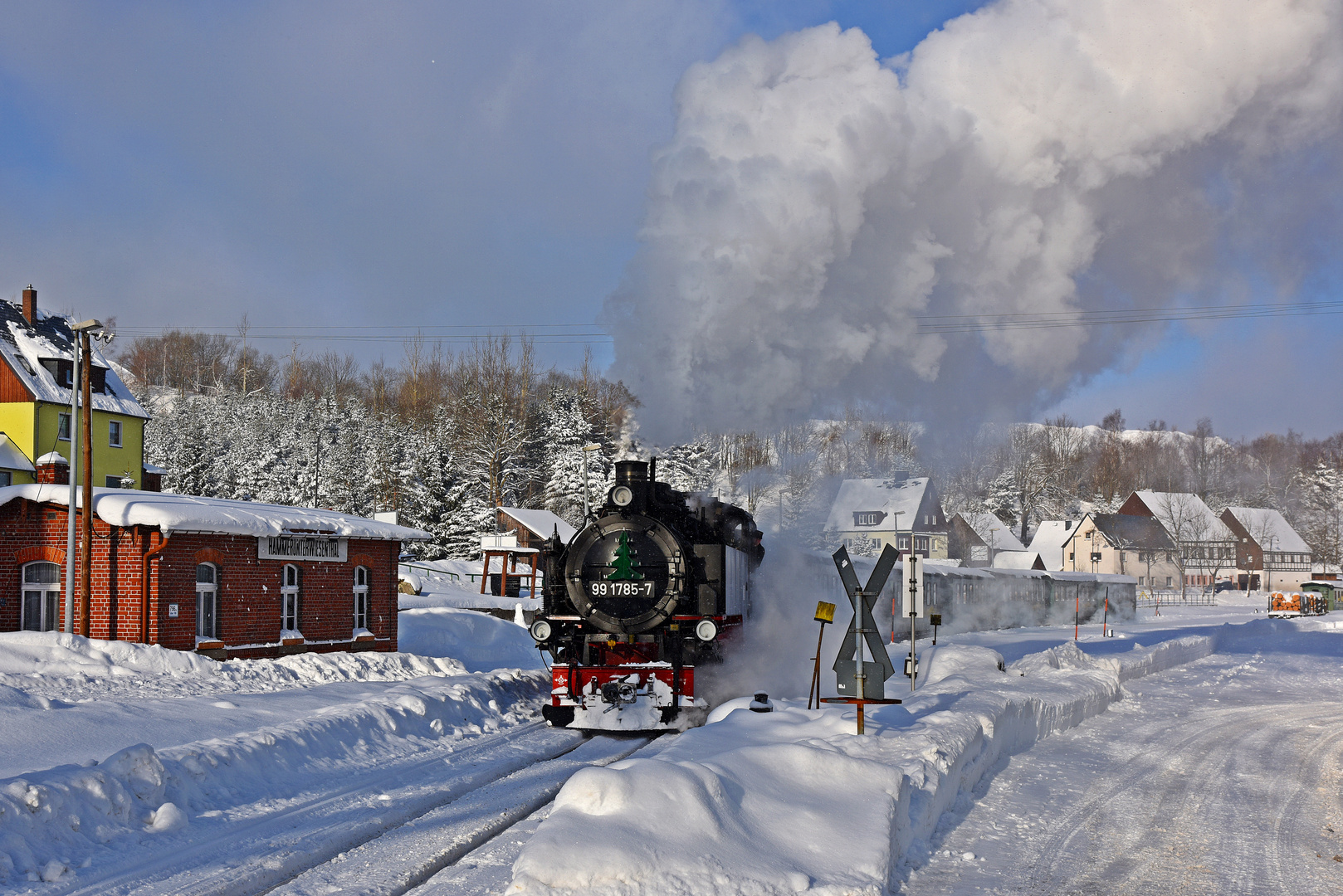 Fichtelbergbahn am Dreikönigstag 4