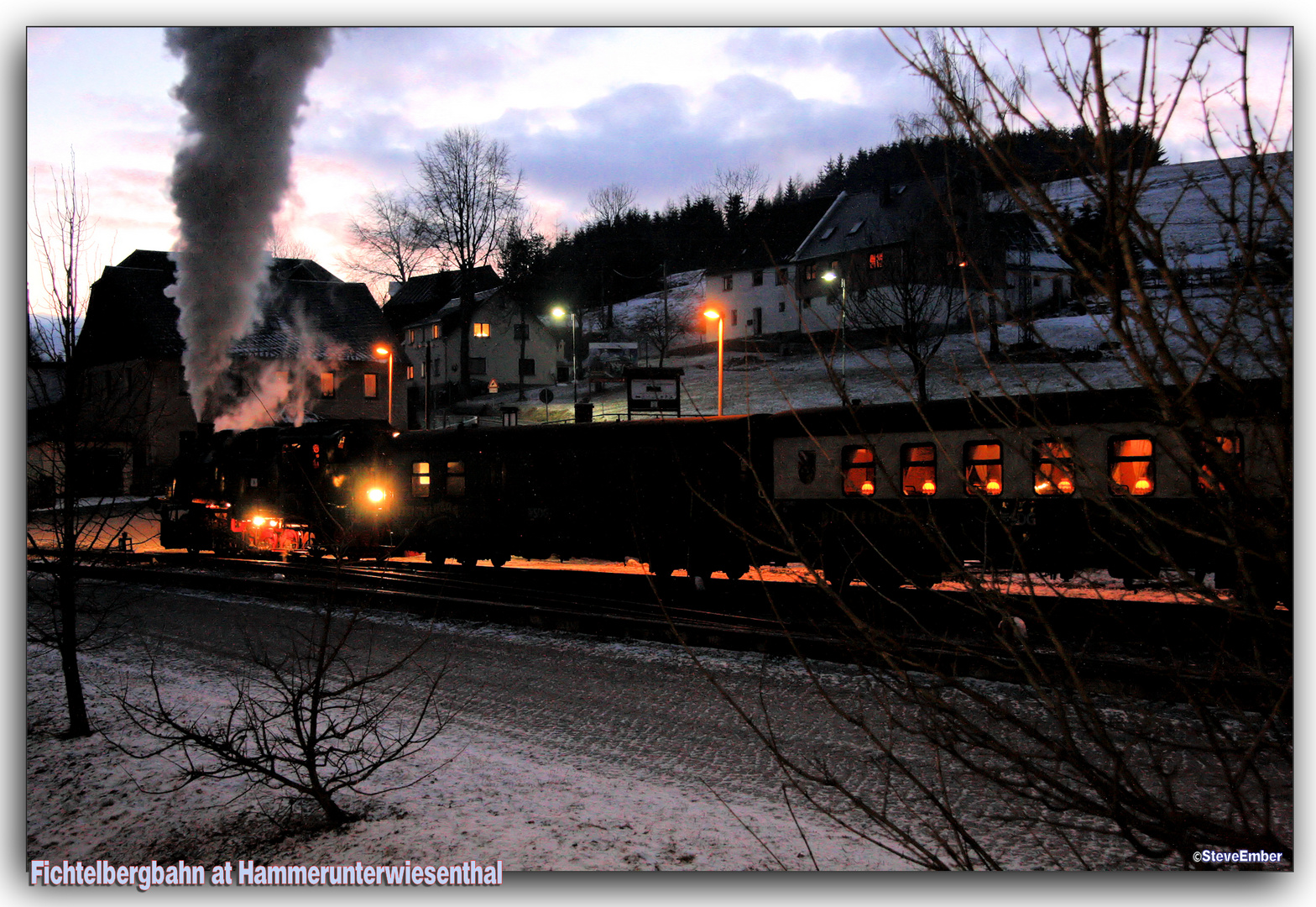 Fichtelbergbahn at Hammerunterwiesenthal