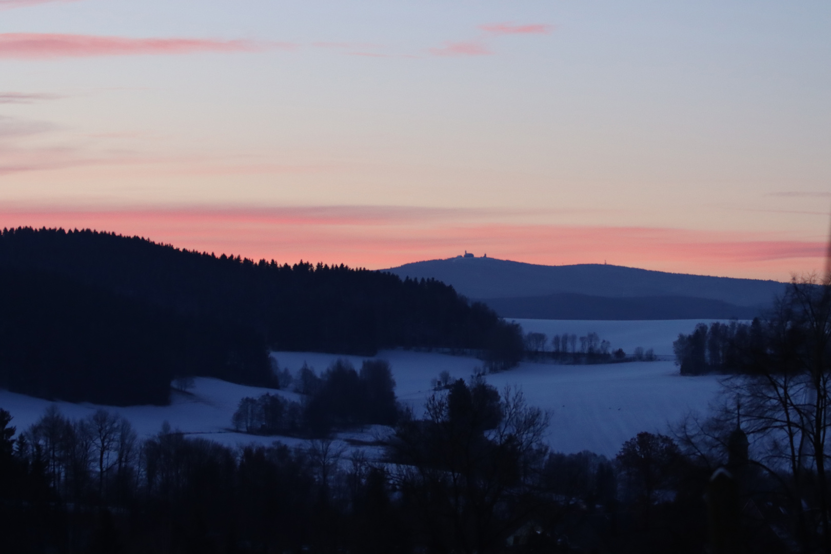 Fichtelbergblick-Morgenrot