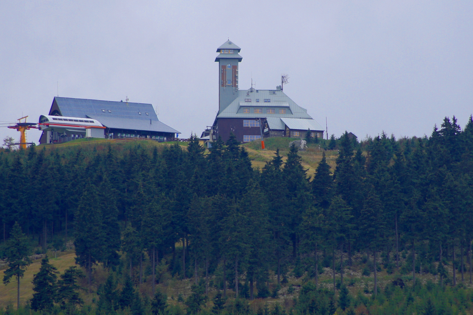 Fichtelbergplateau von der Riedelstrasse aus gesehen