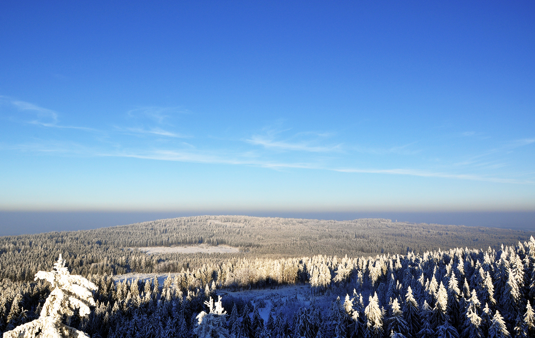 Fichtelgebirge - Ausblick von der Schüssel