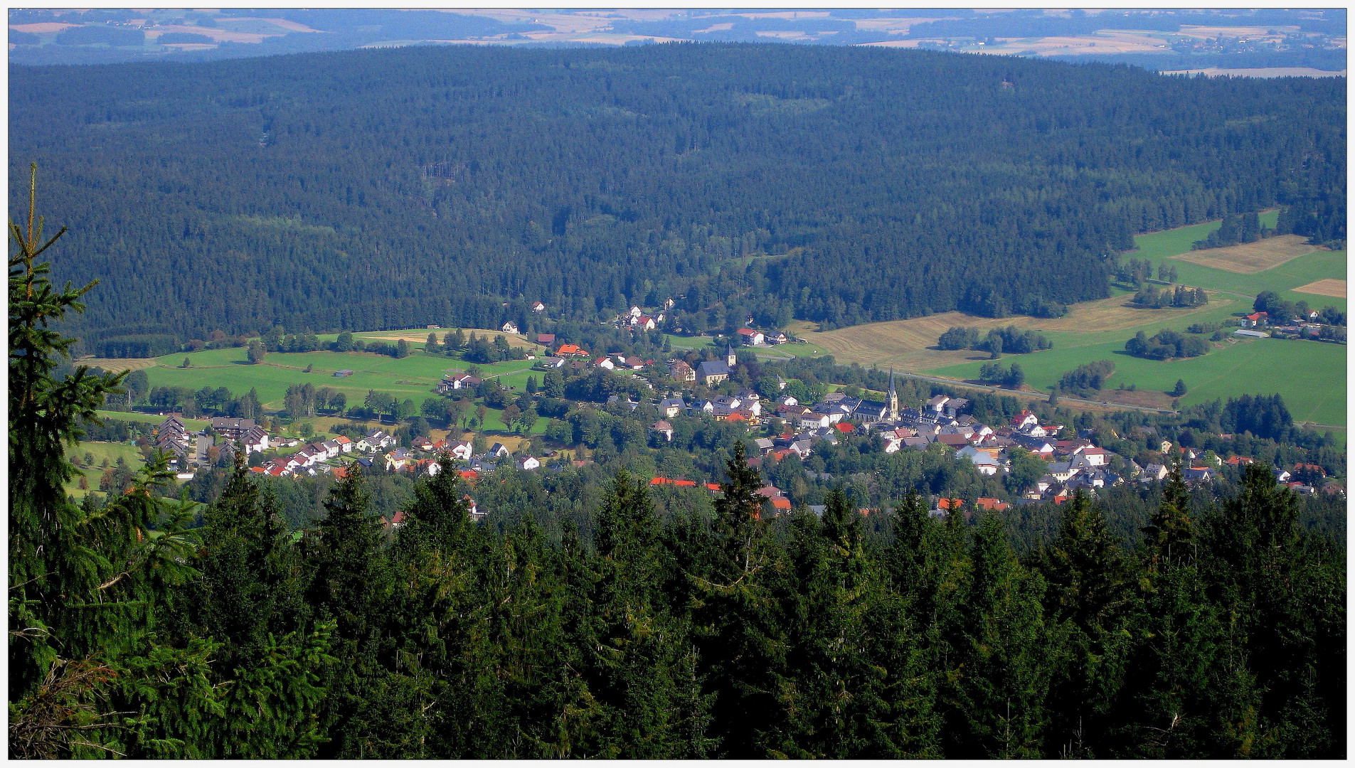 Fichtelgebirge - Blick auf Bischofsgrün