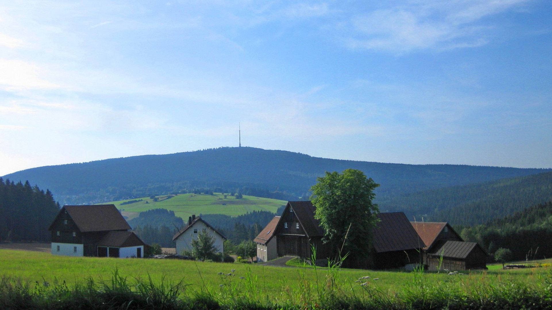 Fichtelgebirge - Blick zum Ochsenkopf