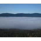 Fichtelgebirge im Inversionsnebel