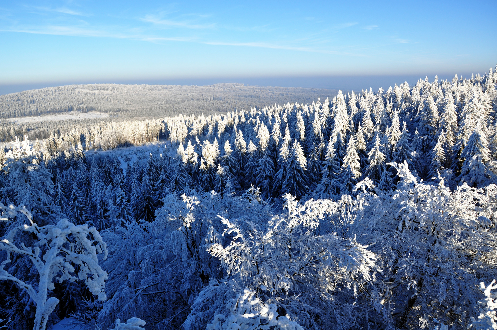 Fichtelgebirge im Winter