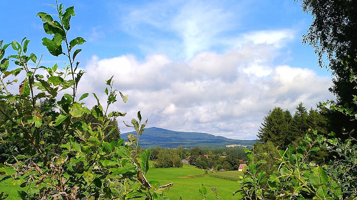 Fichtelgebirge Kösseine Naabtal aus Ölbrunn