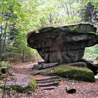 Fichtelgebirge :Teufelstisch am Rundgang Großer Waldstein