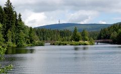 Fichtelsee mit Schneeberg