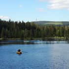 Fichtelseeblick zum Schneeberg