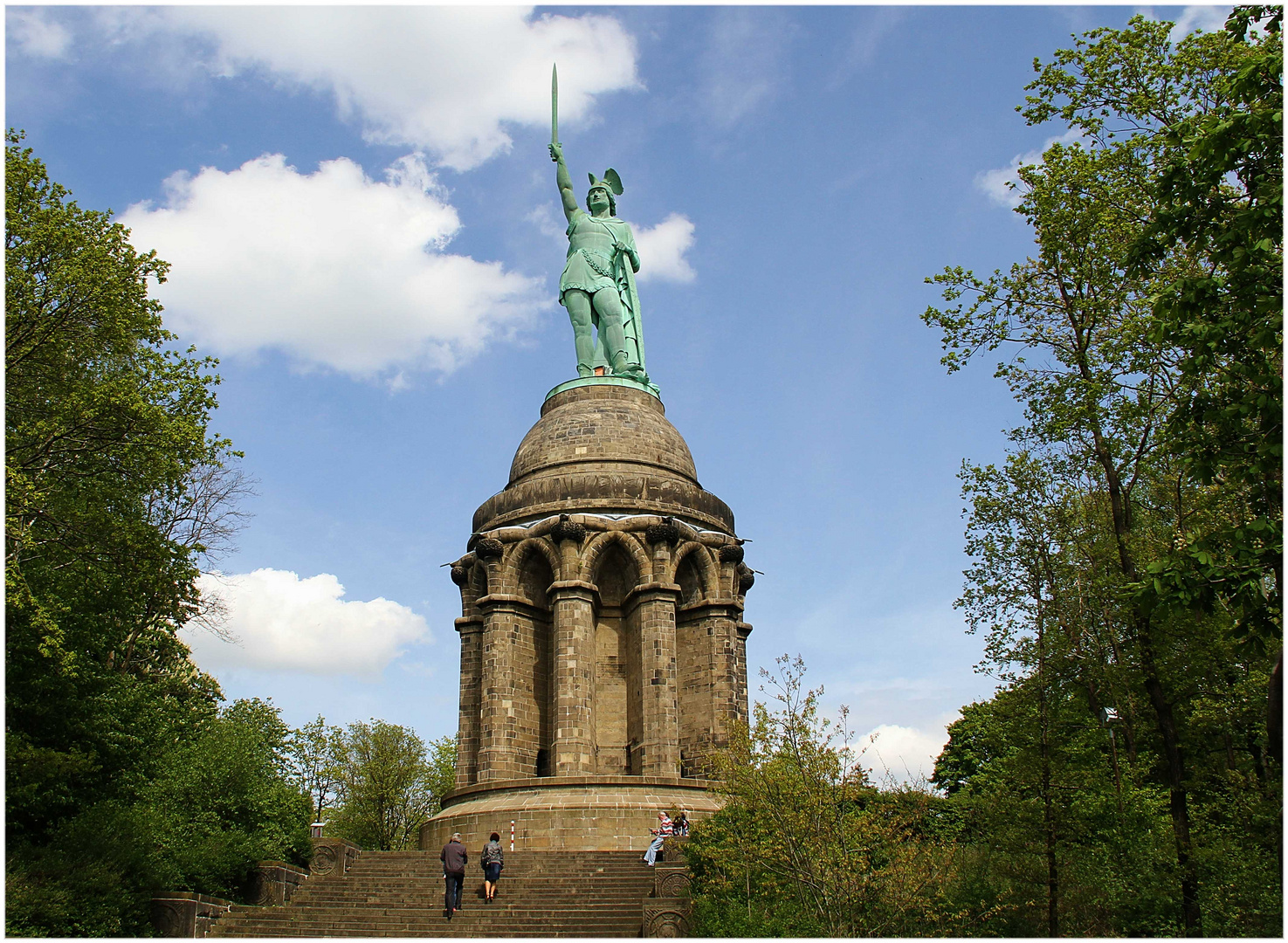 Fiddi auf Tour ... das Hermannsdenkmal