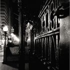 FiDi Nights No.5 - Ironwork and Subway Globes, Lower Broadway