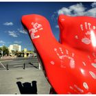 Field of view of a buddy bear