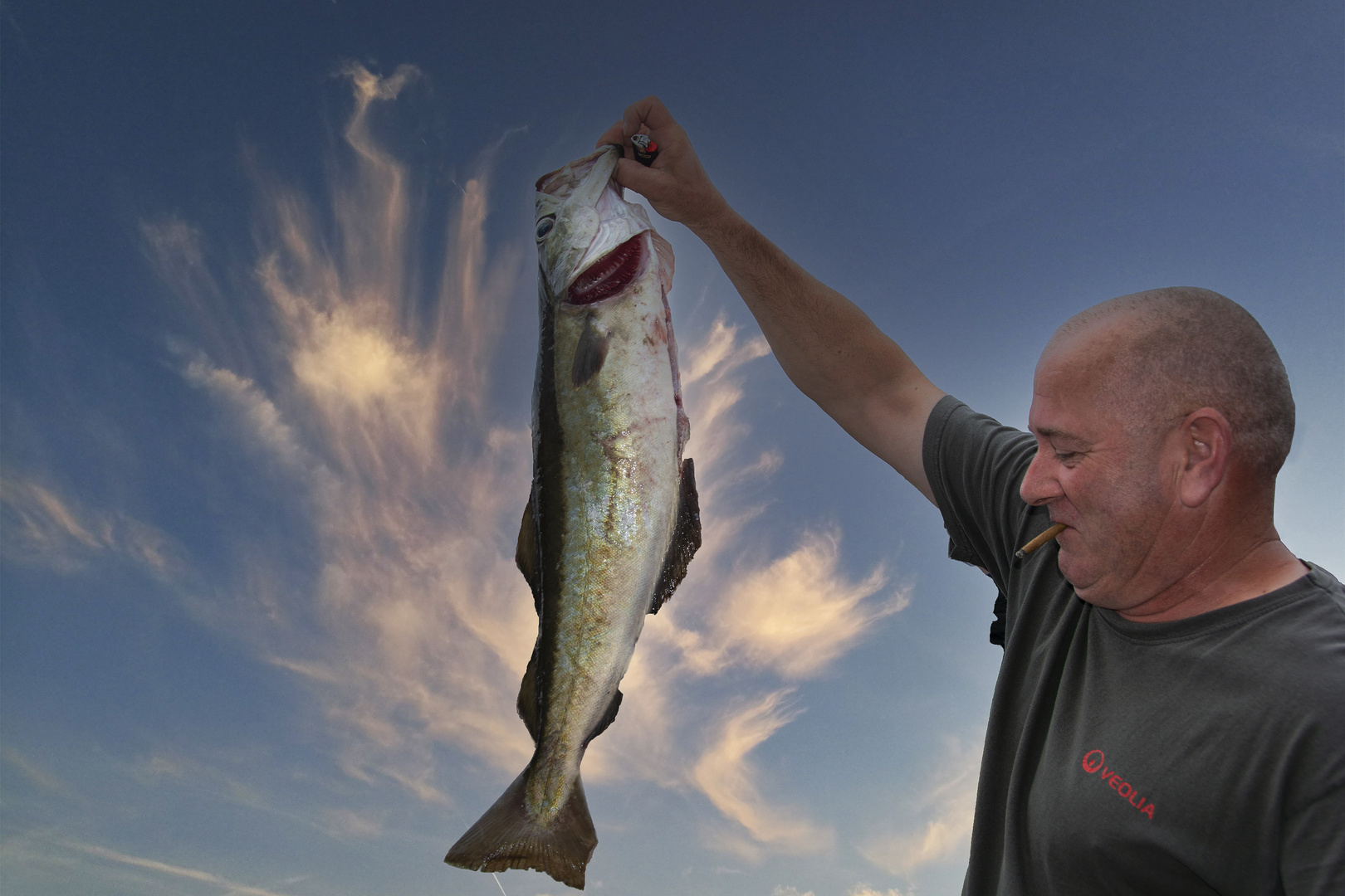 Fier de sa pêche