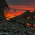 Fiery autumn sky