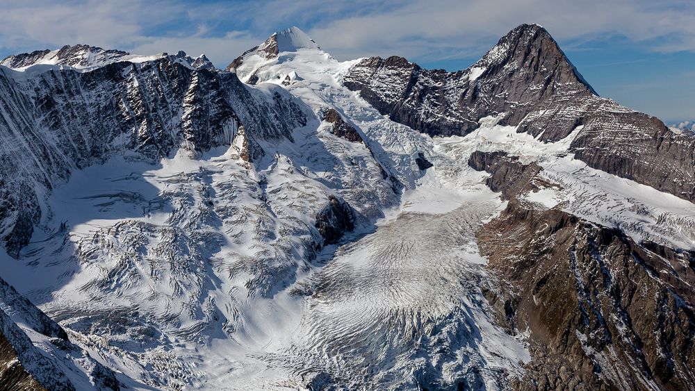 Fieschergletscher - Mönch - Eigensüdwand