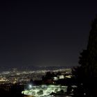Fiesole - Ausblick von "Camping Panoramico"/ Monte Ceseri auf Florenz und "Giardini di Borgunto" 