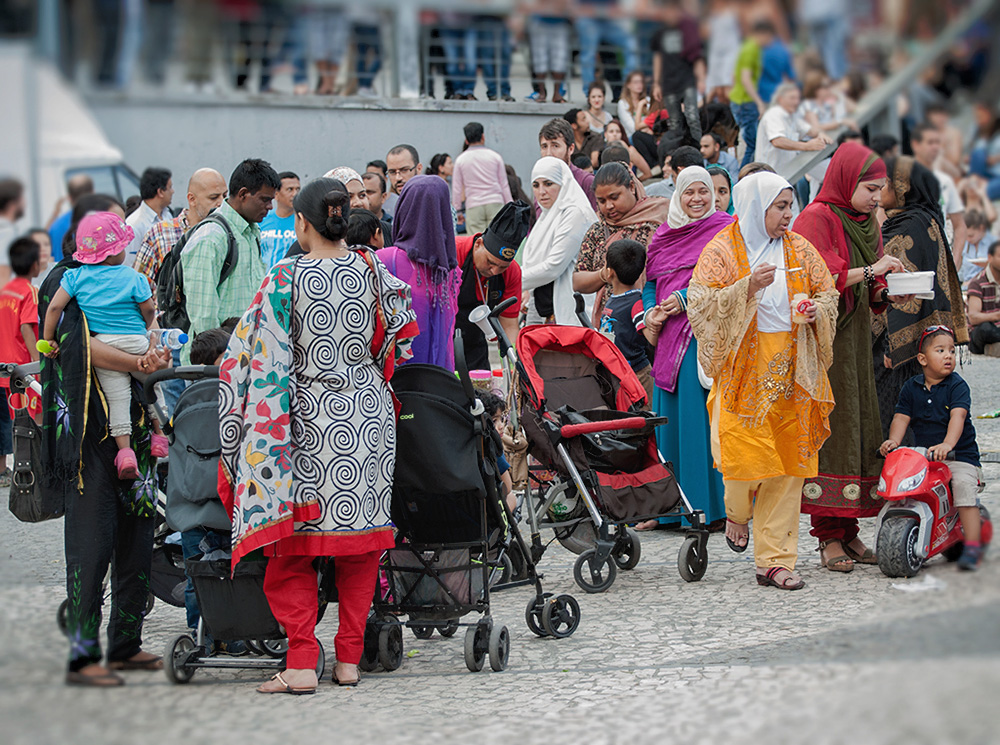 Fiesta de la India en Lavapiés.