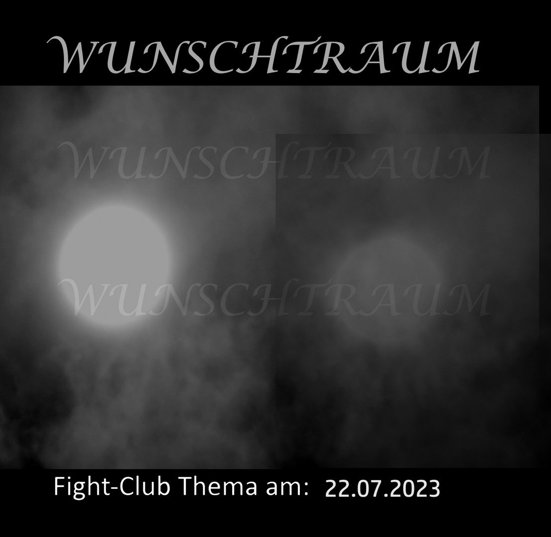 Fight-Club Thema am 22.07.2023: Wunschtraum 