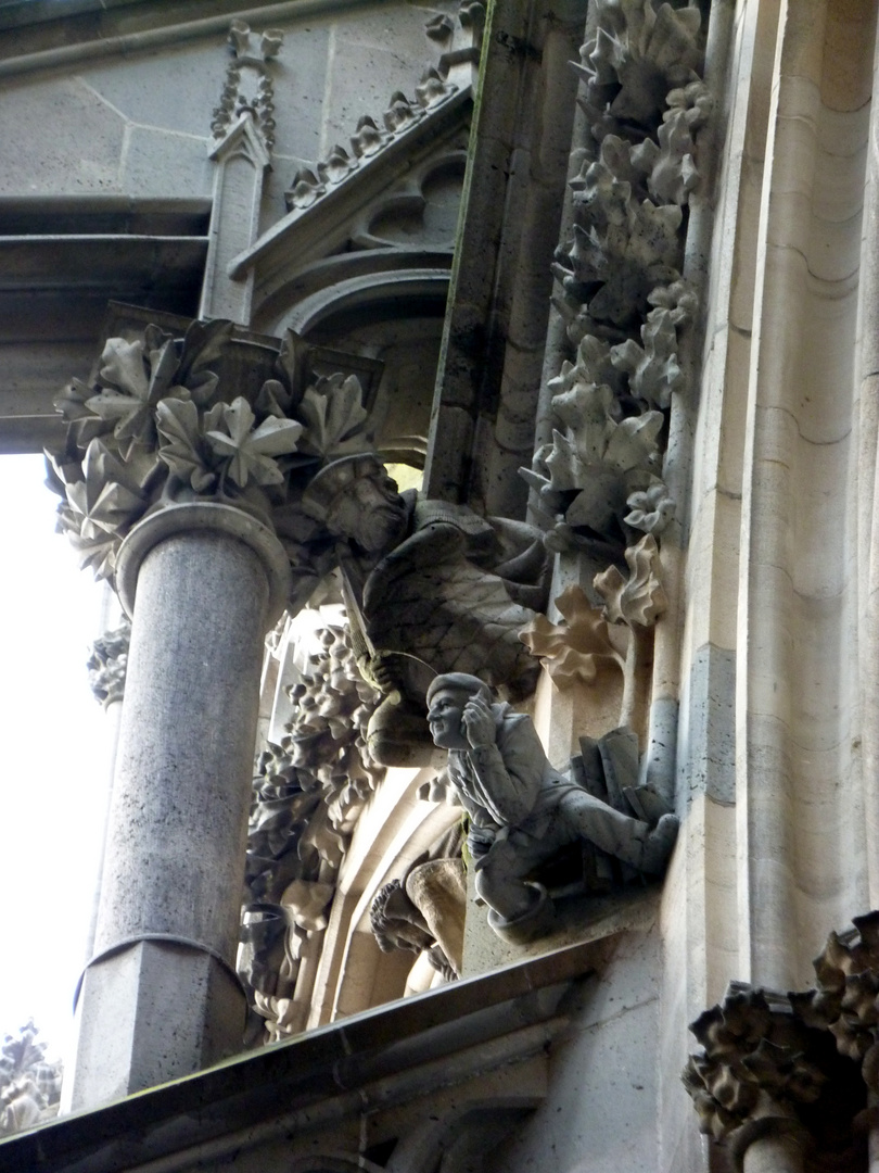 Figur am Kölner Dom