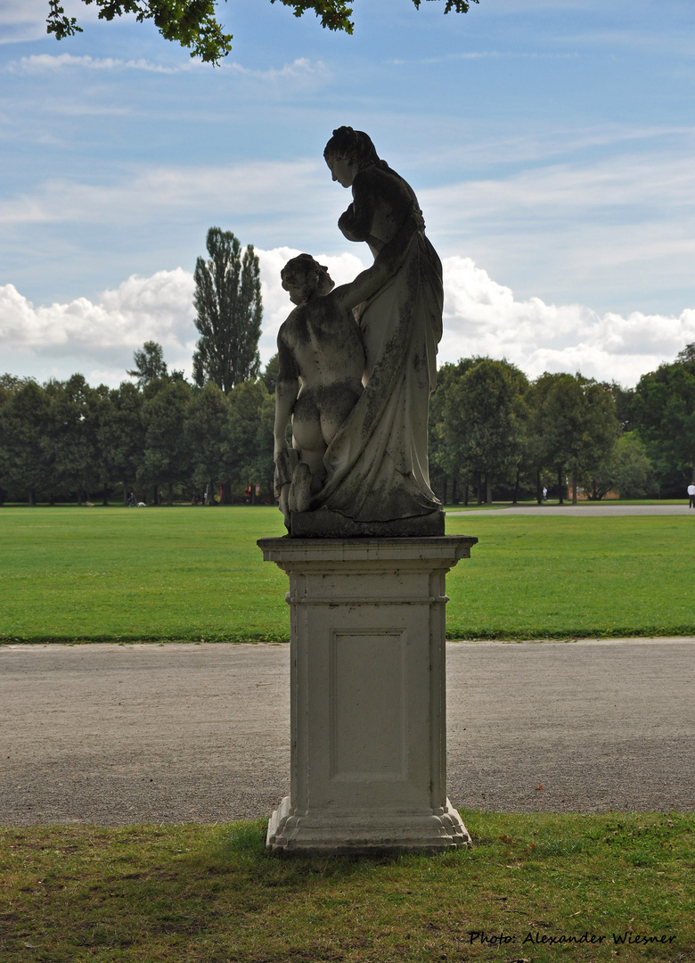 Figur in der Karlsaue in Kassel