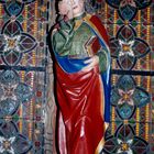 Figur in der Matthiaskirche in Budapest