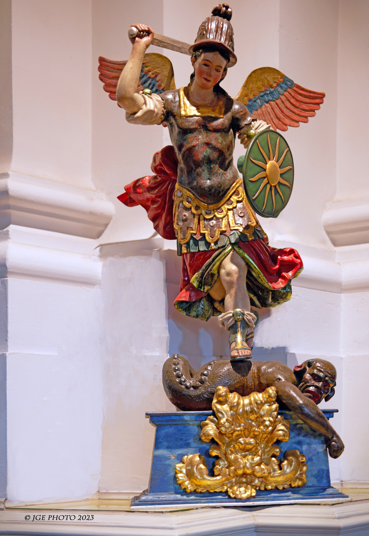 Figur in der St. Michaelis Kirche Hamburg