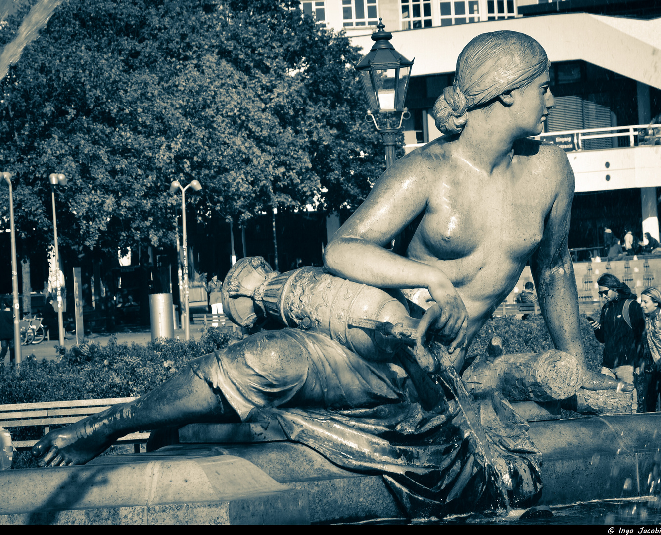 Figur vom Neptunbrunnen in Berlin 