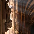 Figur von der anderen Seite im Dom von Strasbourg