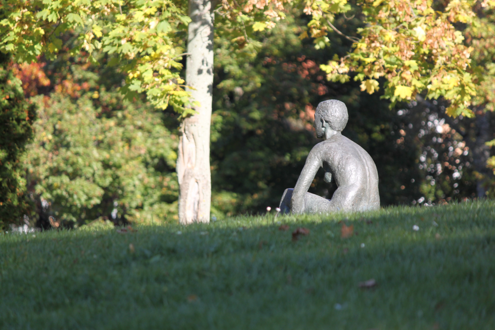 Figur vor dem Schloss Boitzenburg