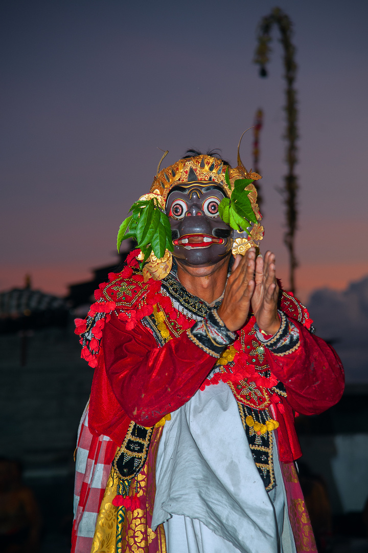 Figure from the kecak dance