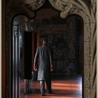 figure in the national palace in sintra