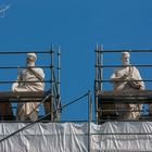 Figuren am Dach des NHM in WIen