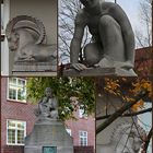 Figuren an der Hochschule für Kunst in Hamburg