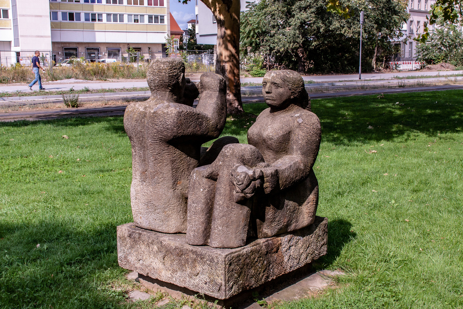 Figuren an der Stadtmauer...