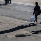 Fille avec parapluie