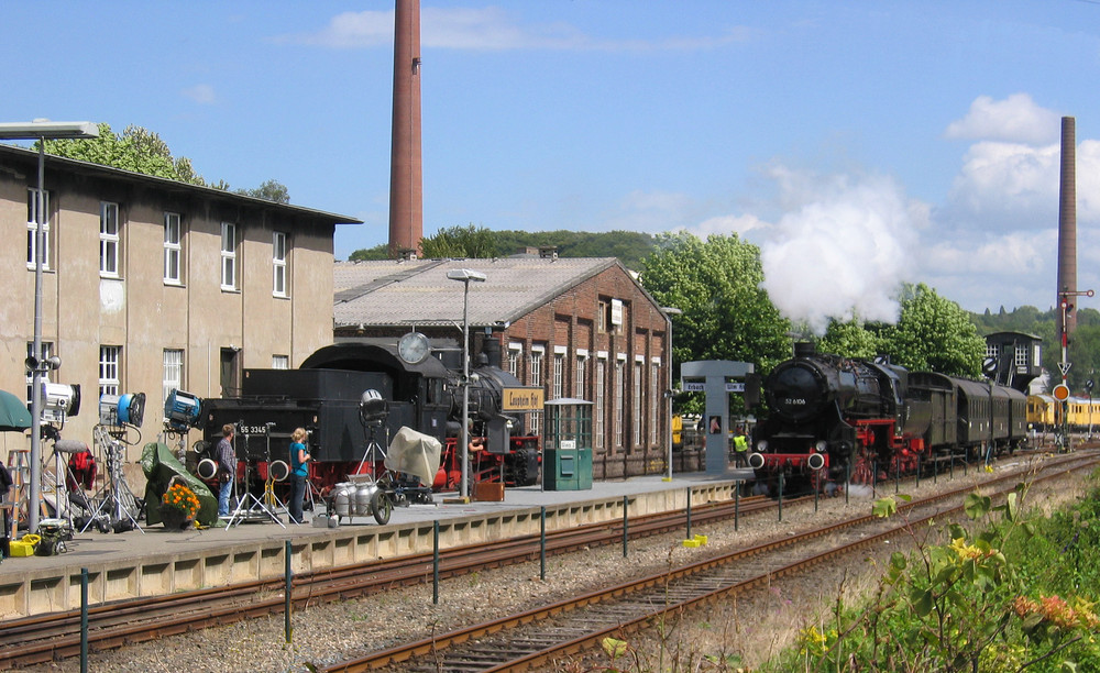 Filmstar II Einfahrt des Zuges mit Lok 52 6106