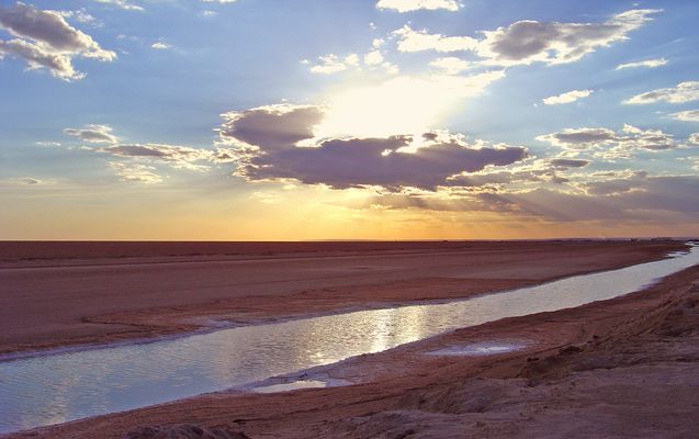 Fin d’après-midi sur le Chott El Jerid
