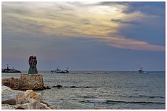 fin de journée à viareggio...